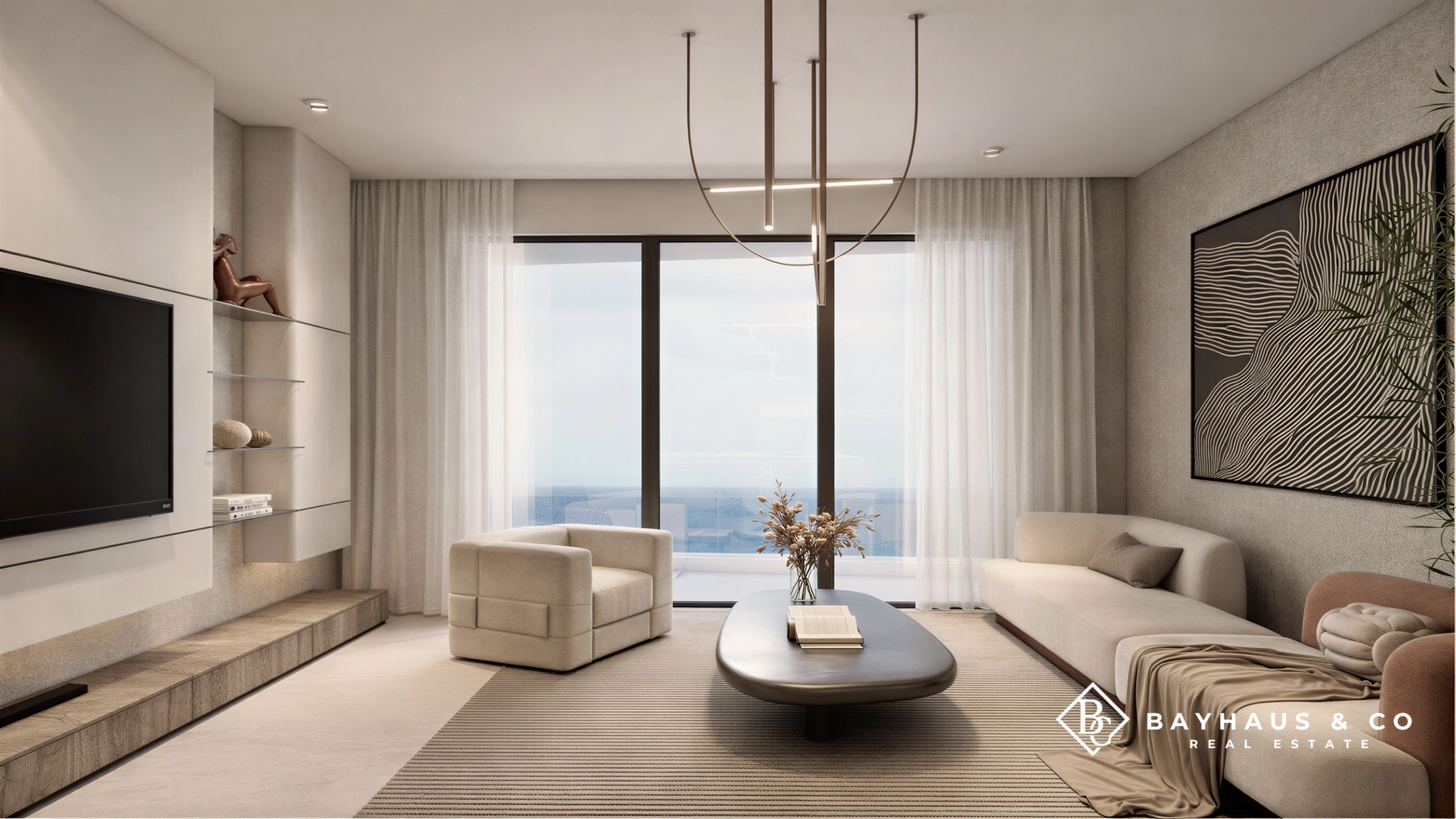 Contemporary luxury living room inside a L’Aquila residence
